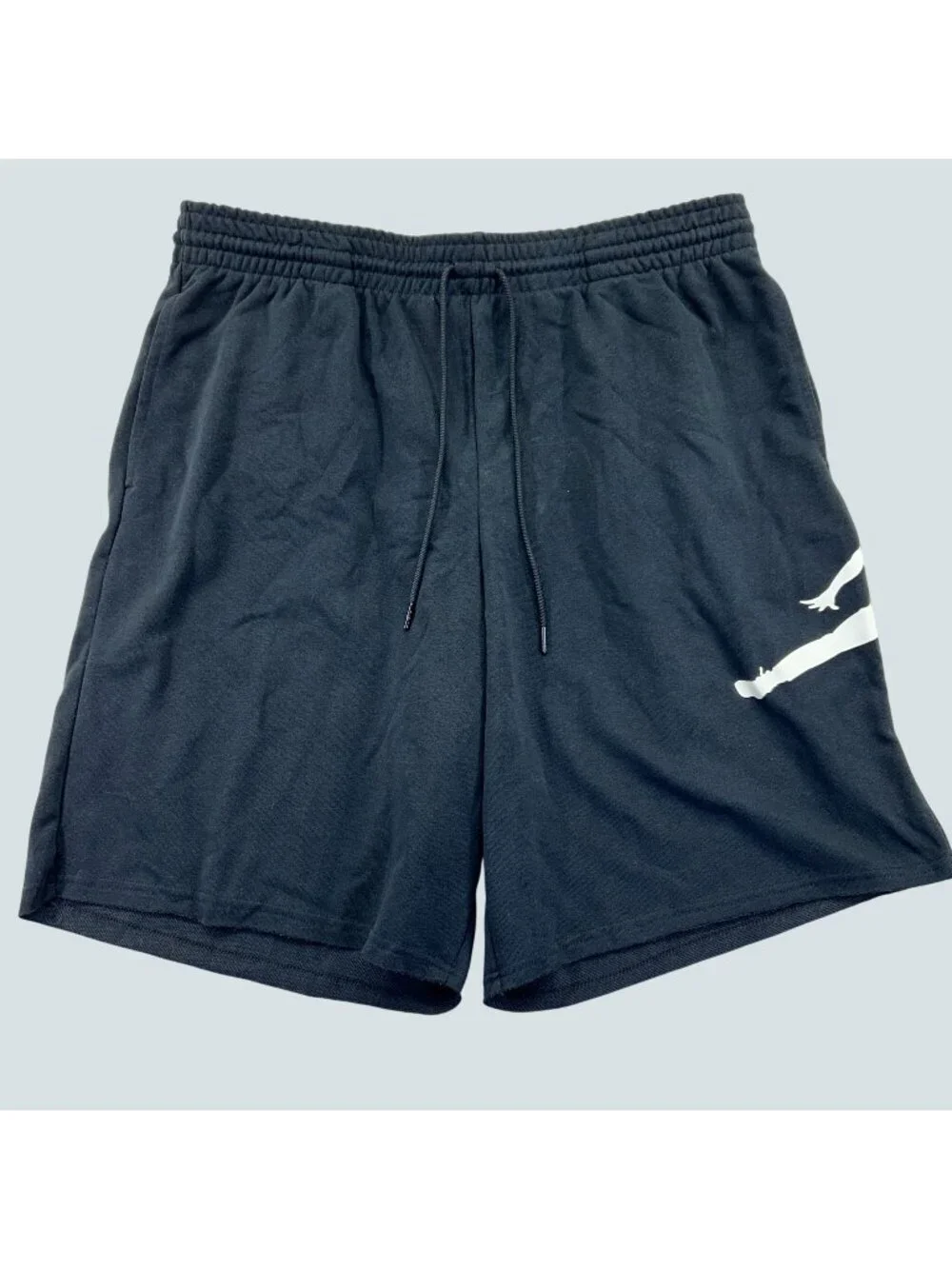 Nike Jordan Jumpman Fleece Shorts Mens 3XL Black Graphic Drawstring Athletic